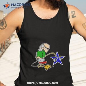 ben franklin whizzing on the cowboy star shirt tank top 3