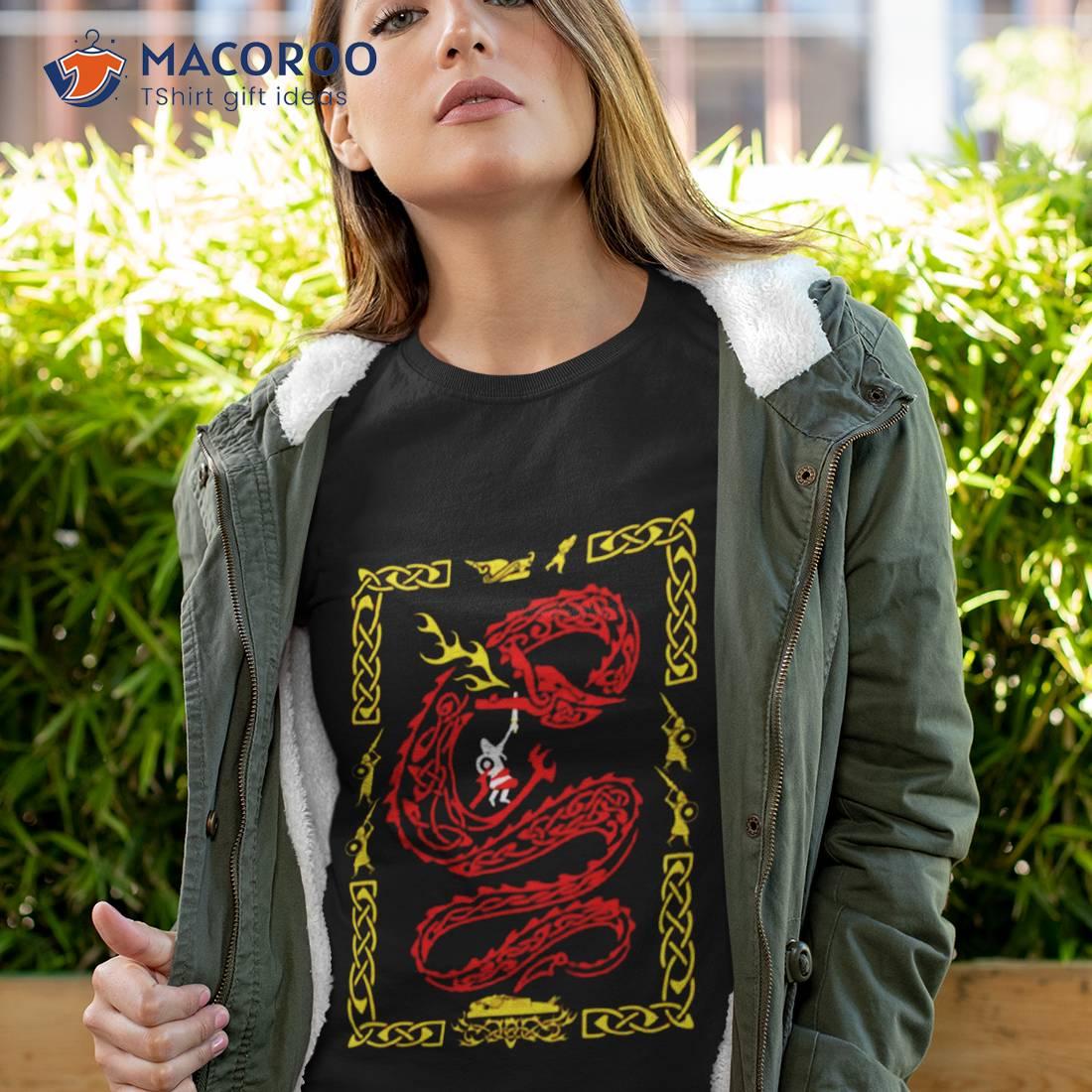 Beowulf Vs The Dragon Shirt Beowulf Vs The Dragon Shirt