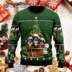 Bernese Mountain Dog Group Christmas Ugly Sweater