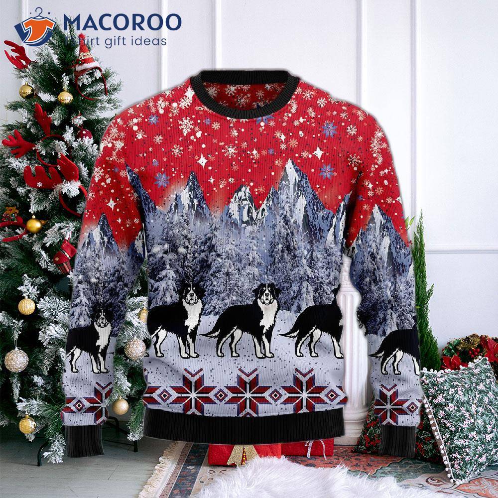Bernese Mountain Dog Ugly Christmas Sweater 1 Bernese Mountain Dog Ugly Christmas Sweater