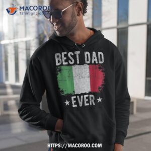 Best Dad Ever Italy Flag Italian Shirt