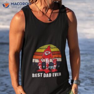 best dad ever kansas city chiefs vintage 2023 shirt tank top