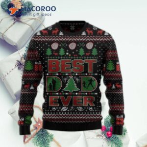 “best Dad Ever” Ugly Christmas Sweater