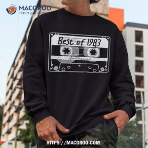 best of retro 1983 mixtape cassette graphic 39 birthday shirt sweatshirt