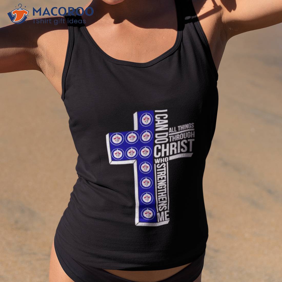 Best Winnipeg Jets I Can Do All Things Through Christ Who Strengthens Me Cross Shirt Best Winnipeg Jets I Can Do All Things Through Christ Who Strengthens Me Cross Shirt