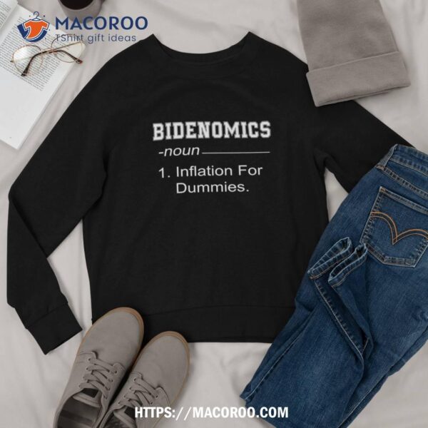 Bidenomics Definition Biden Economic Funny Antibiden Shirt