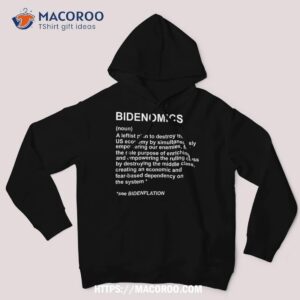 bidenomics definition bidenflation political c shirt hoodie