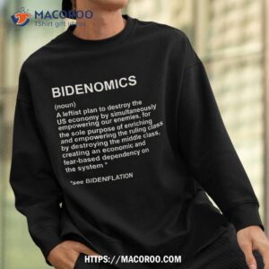 bidenomics definition bidenflation political c shirt sweatshirt