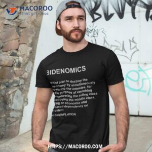 Bidenomics Definition Bidenflation Political (c) Shirt