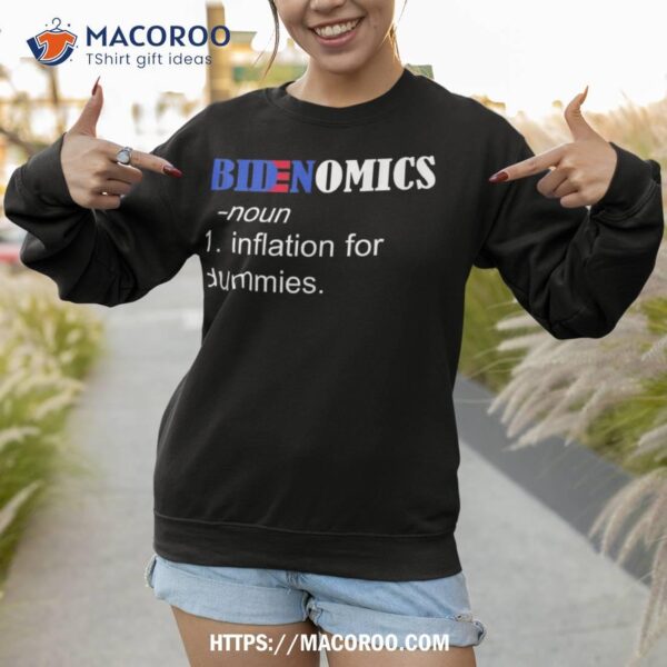 Bidenomics Definition Funny Anti Joe Biden  Shirt