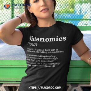 Fun Bidenomics Definition American Inflation Out Of Control Shirt