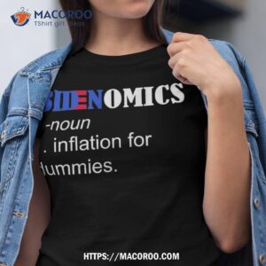 Fun Bidenomics Definition American Inflation Out Of Control Shirt