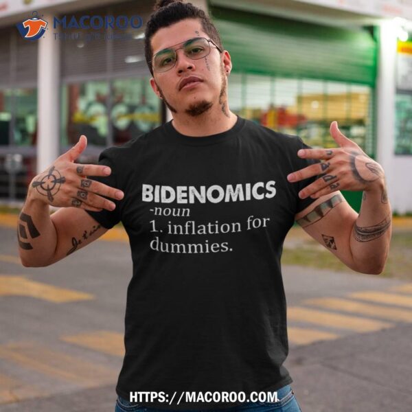 Bidenomics Definition Funny Antibiden Shirt