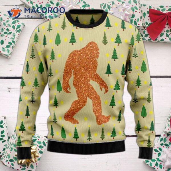 Bigfoot Sasquatch Ugly Christmas Sweater