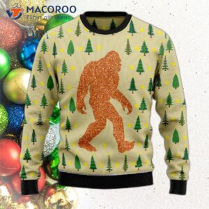 Bigfoot Sasquatch Ugly Christmas Sweater