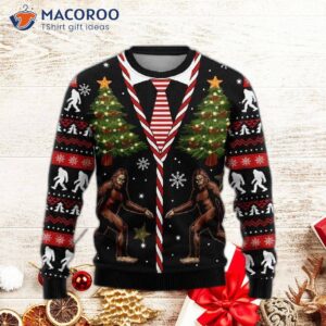 Bigfoot Ugly Christmas Sweater