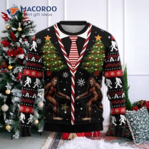 Bigfoot Ugly Christmas Sweater