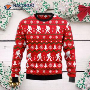 Bigfoot Ugly Christmas Sweater