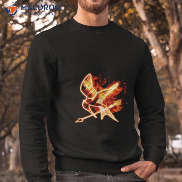 Bird Catching Fire The Hunger Games Shirt