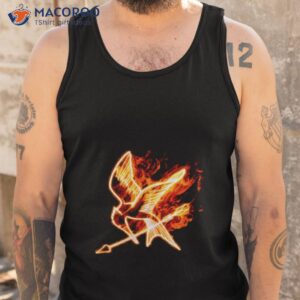 bird catching fire the hunger games shirt tank top