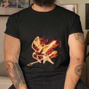 bird catching fire the hunger games shirt tshirt