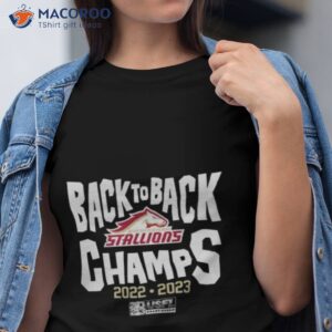 Birmingham Stallions Back To Back Champs Shirt