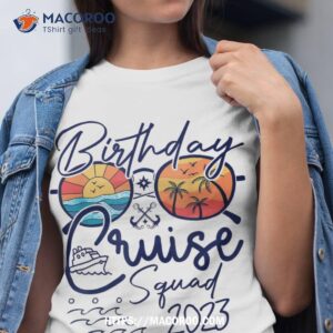 Birthday Cruise Squad King Crown Sword Cruise Boat Party Shirt