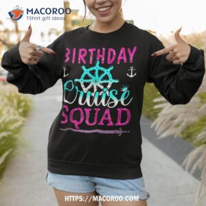 birthday cruise squad king crown sword cruise boat party shirt sweatshirt