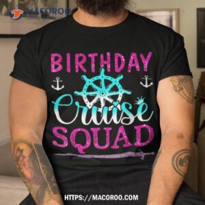 Birthday Cruise Squad King Crown Sword Cruise Boat Party Shirt