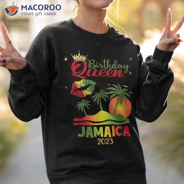 Birthday Jamaica Girl 30th 50th Party Jamaican Vacation 2023 Shirt