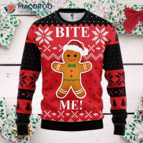 Bite Me Ugly Christmas Sweater