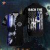Black And Thin Blue Line Police Hawaiian Shirts