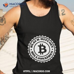 black bitcoin billionaire bbb stamp logo shirt tank top 3