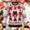 Black Cat Ball Ugly Christmas Sweater