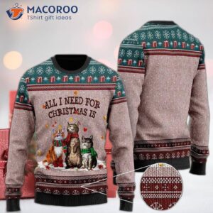 Black Cat Ugly Christmas Sweater