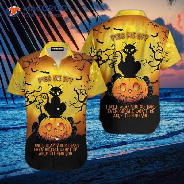 Black Cats Really Irritate Me On Halloween When People Wear Yellow Hawaiian Shirts.