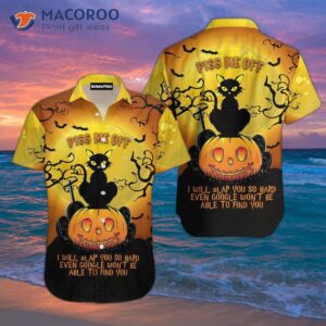 Black Cats Really Irritate Me On Halloween When People Wear Yellow Hawaiian Shirts.