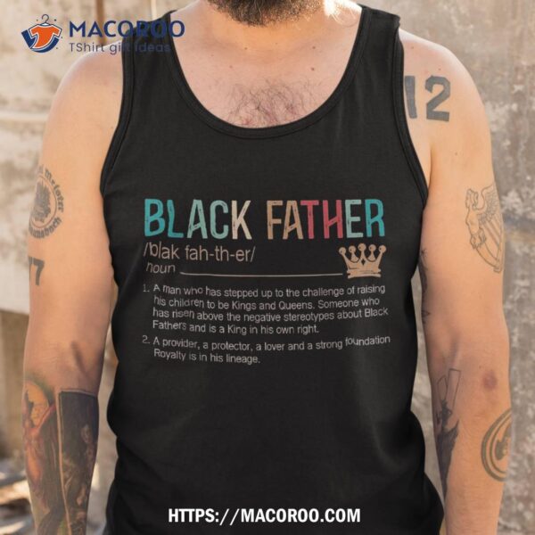 Black Father Noun Day Gifts Classic Shirt