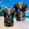 Black French Bulldog And Gray Hawaiian Shirts