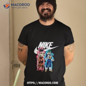 Black Goku And Vegeta Nike Graphic Shirt