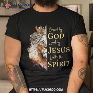 Blessed By God – Loved Jesus, Lion Shirt