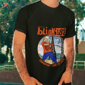 Blink 182 2023 Edmonton Ab World Tour Shirt