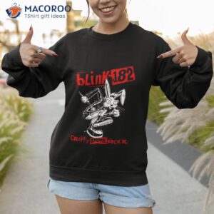 blink 182 crappy punk rock punk bunny blanket shirt sweatshirt 1