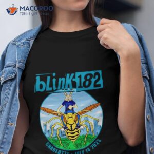 Blink 182 July 14 2023 Charlotte Event Tee At The Main Plaza Shirt