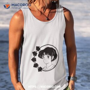 Blink 182 Smiley Anime Girl Akane Tendo White Shirt 3 blink 182 smiley anime girl akane tendo white shirt tank top