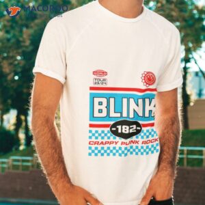 Blink 182 World Tour 2023 2024 Crappy Punk Rock Bmxer Tee Fan Gifts Shirt