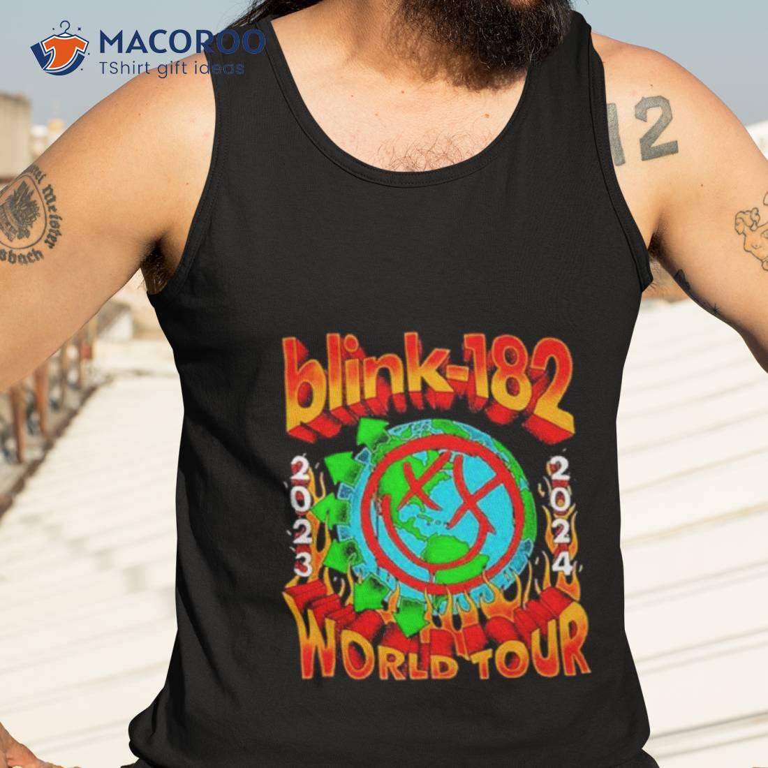 Blink 182 World Tour 2023 2024 Punk Rock Fastival Shirt Blink 182 World Tour 2023 2024 Punk Rock Fastival Shirt
