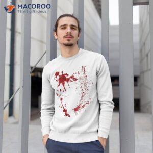 blood splatter shirt sweatshirt 1