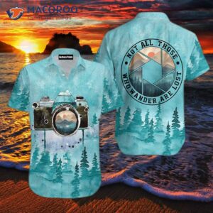 Blue Hawaiian Forest Photography Shirts