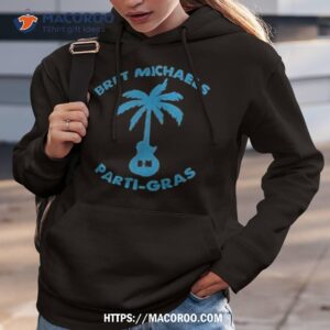 blue palm tree guitar shirt hoodie 3